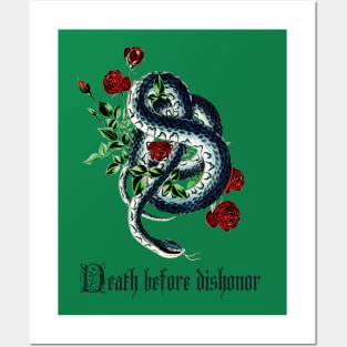 Death before dishonor. Snake Posters and Art